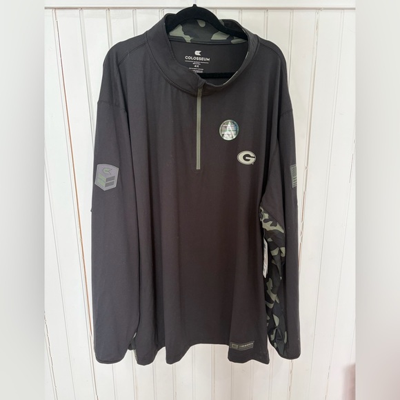 Colosseum Other - NWT Colosseum Georgia Bulldogs OHT Military Appreciation Quarter-zip Pullover